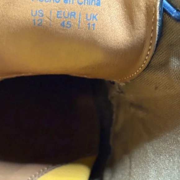 Men's Aldo Blue Oxford Shoes - Picture 3 of 6